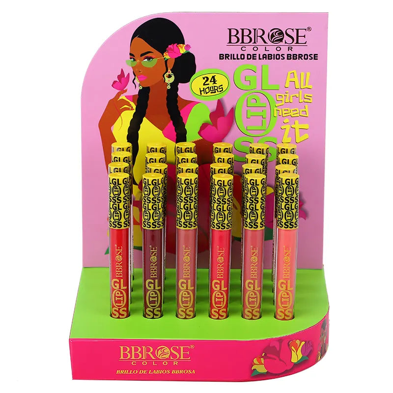 BBROSE Cosmetic Makeup Waterproof long lasting moisturizing vegan gloss new designed lip gloss