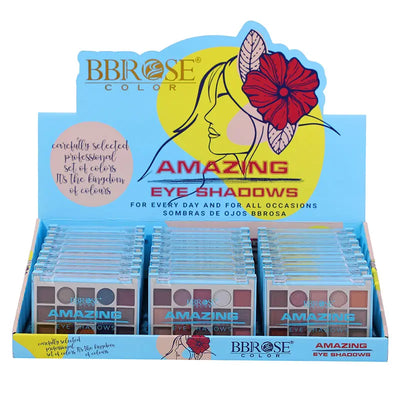 BBROSE Wholesale Cosmetics beauty 16-Color Diamond Eyeshadow eyeshadow palette glitter shimmer eye shadow makeup