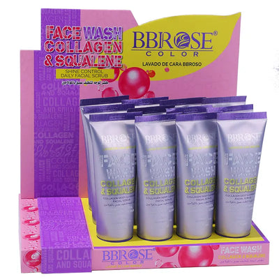 BBROSE Women Facewash Deep Clean Whitening Pink Rose Facial Skin Care Face Wash Cleanser