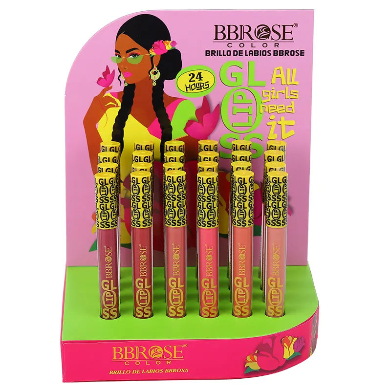 BBROSE Cosmetic Makeup Waterproof long lasting moisturizing vegan gloss new designed lip gloss