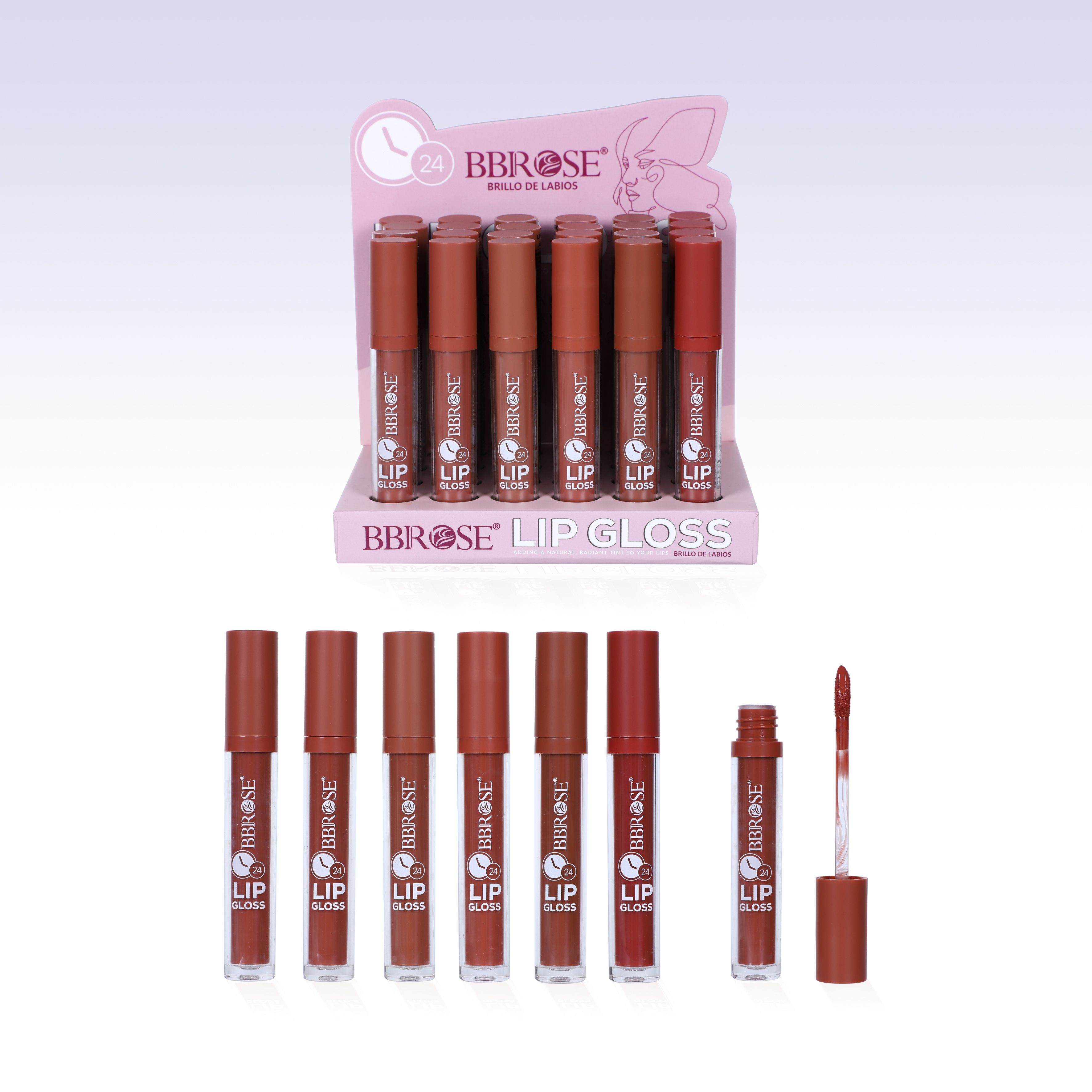 24H Lip Gloss Nude Collection