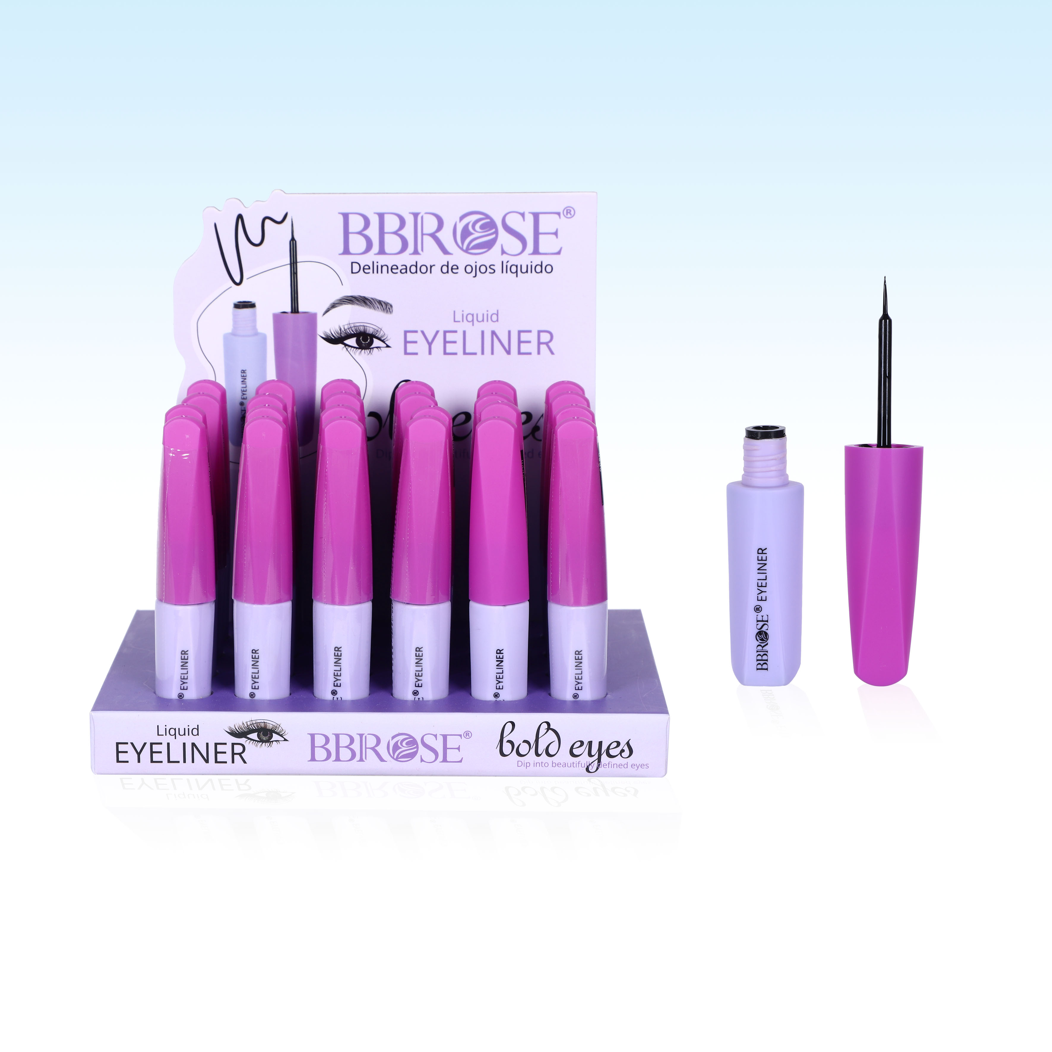 Bold Eyes Liquid Liner Blue-Yellow Duo