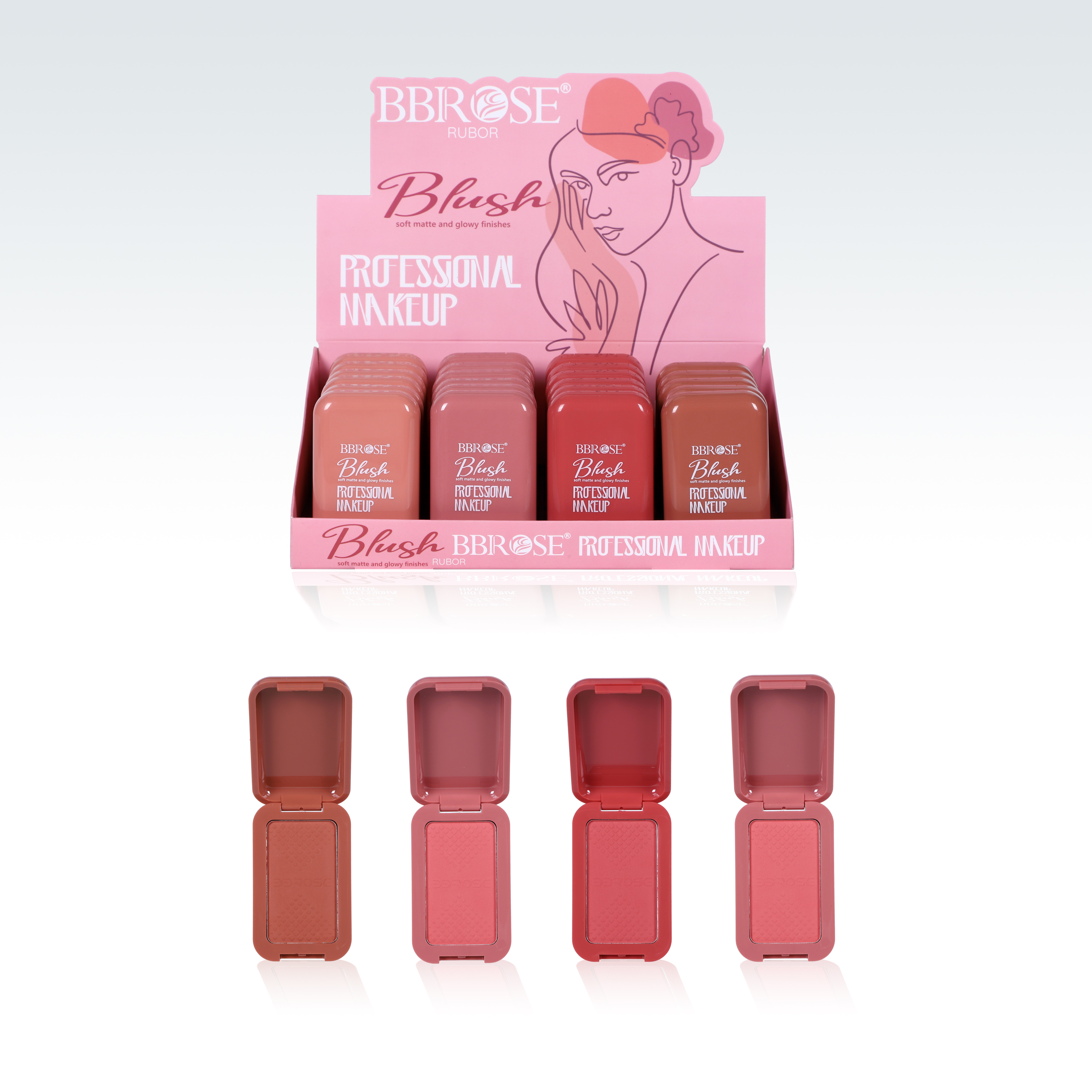 Flower Blush Happy Day Cute Makeup