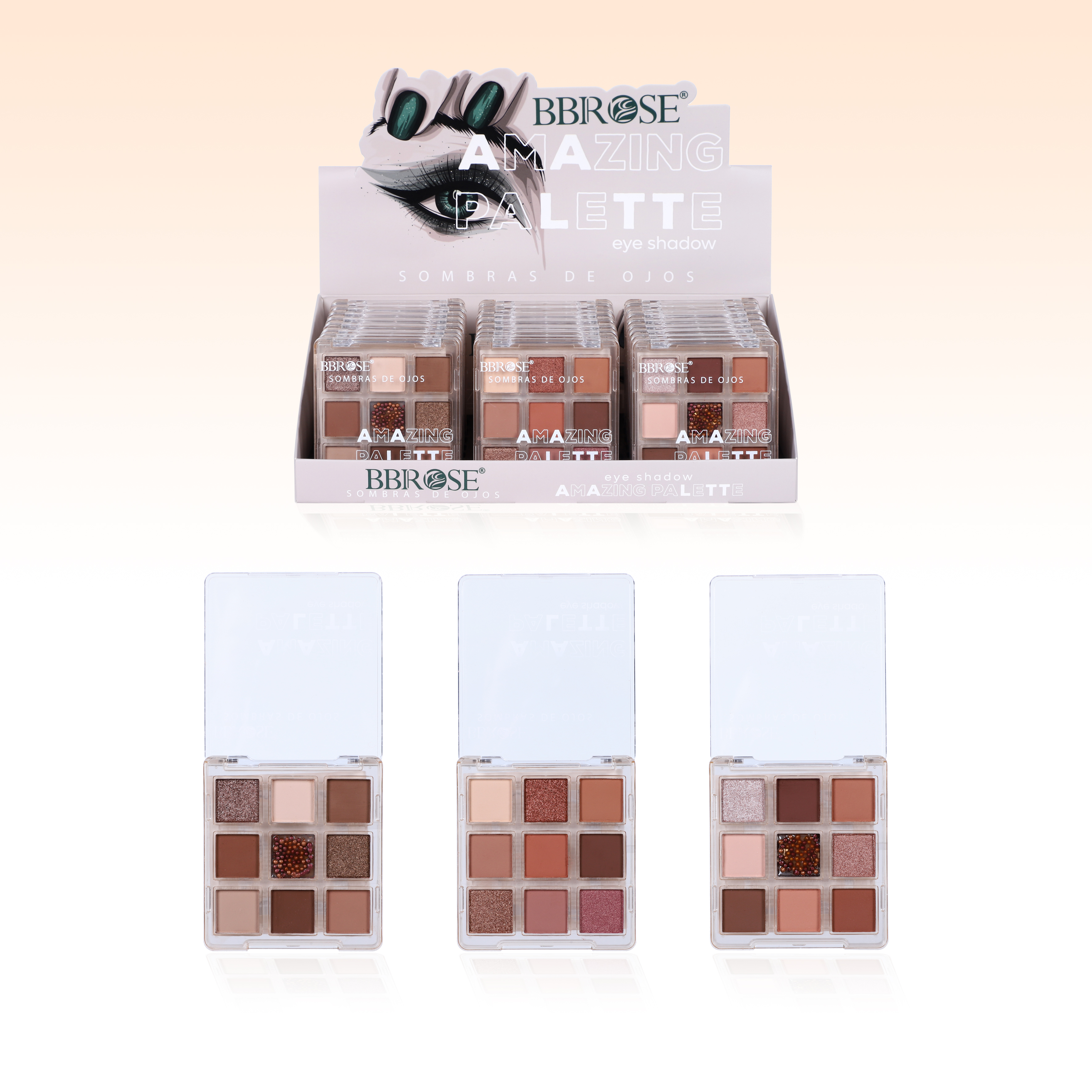 Glitter Crystal Eyeshadow Palette