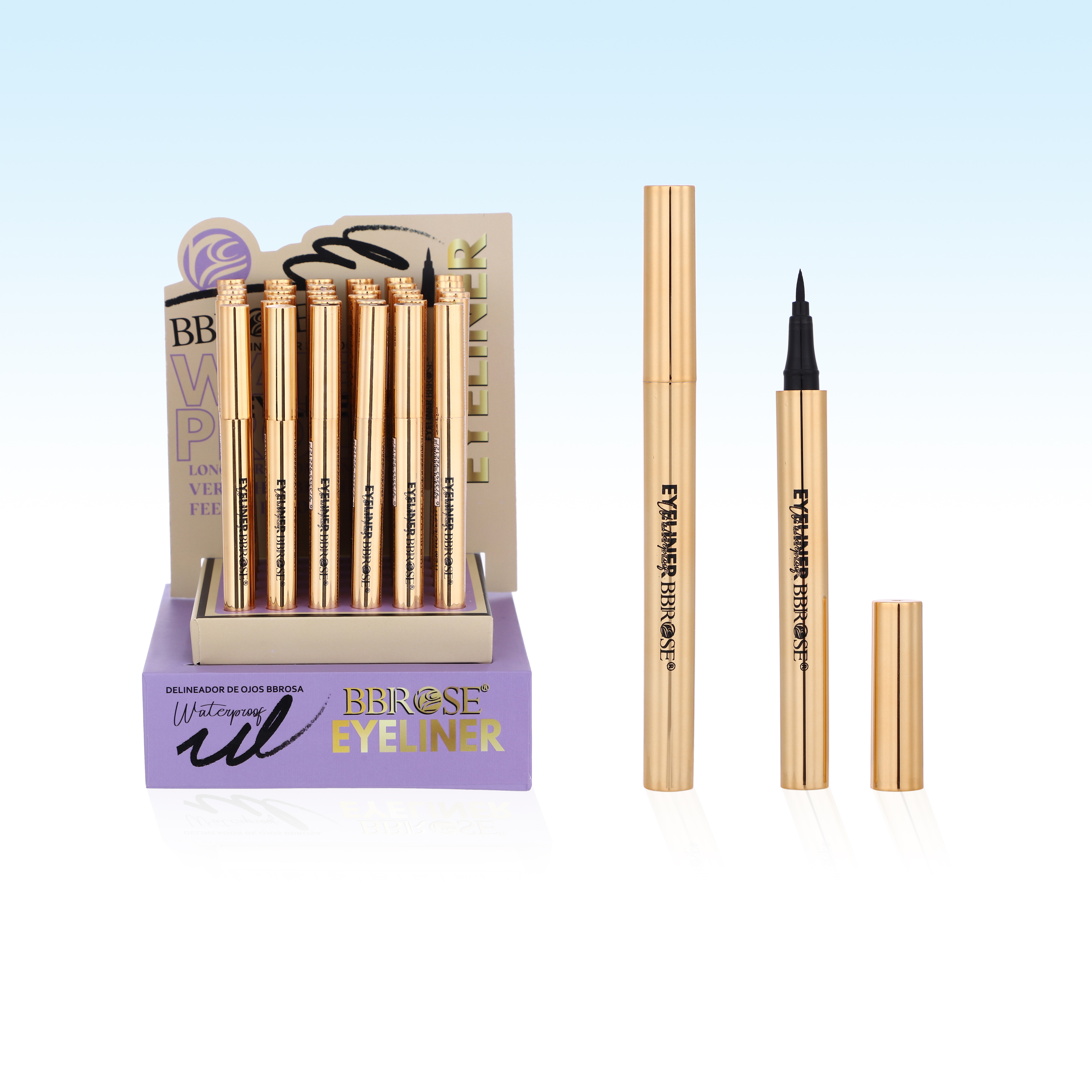 Gold Finish Liquid Eyeliner
