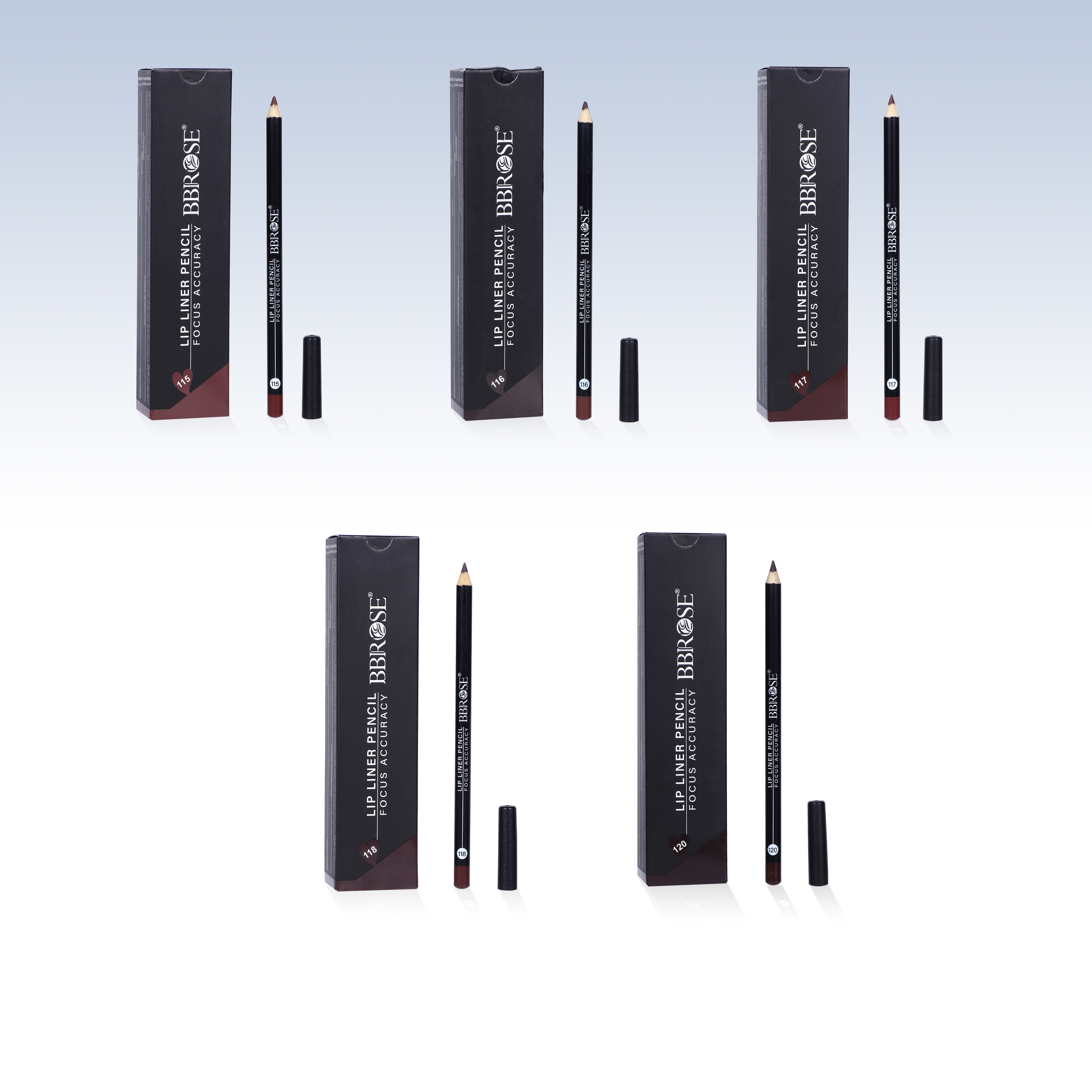 Lip Liner Pencil Focus Accuracy (Set 115–120)