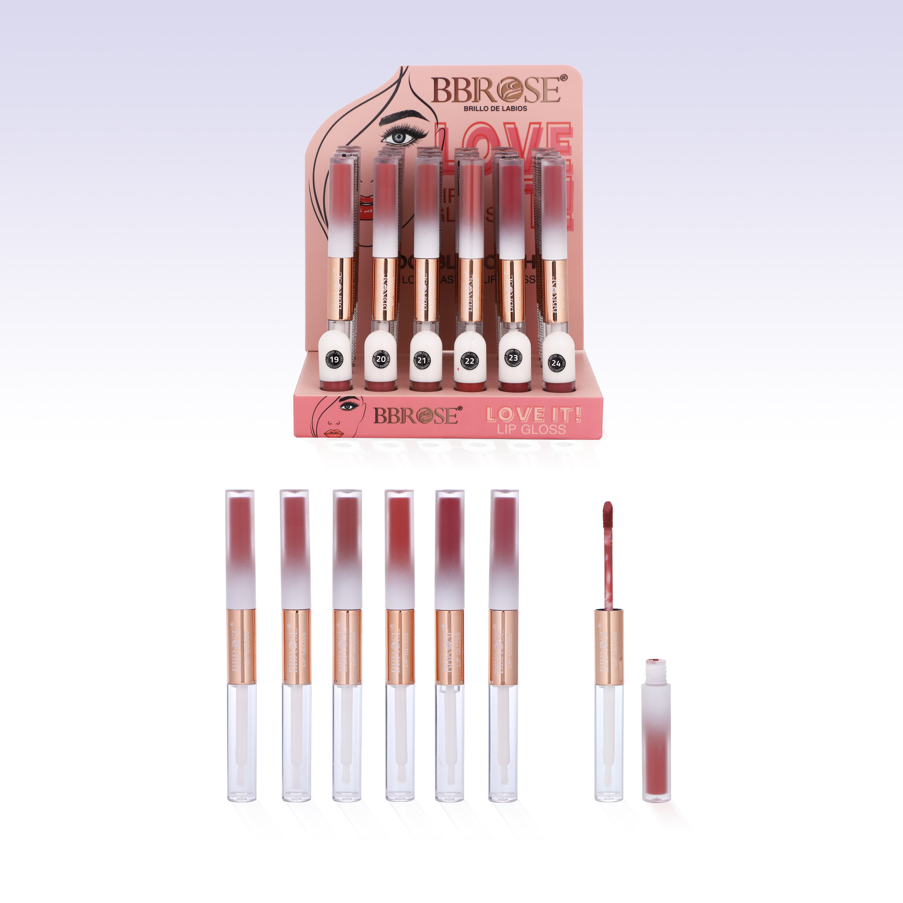 Love It! Double Head Lip Gloss 19–24